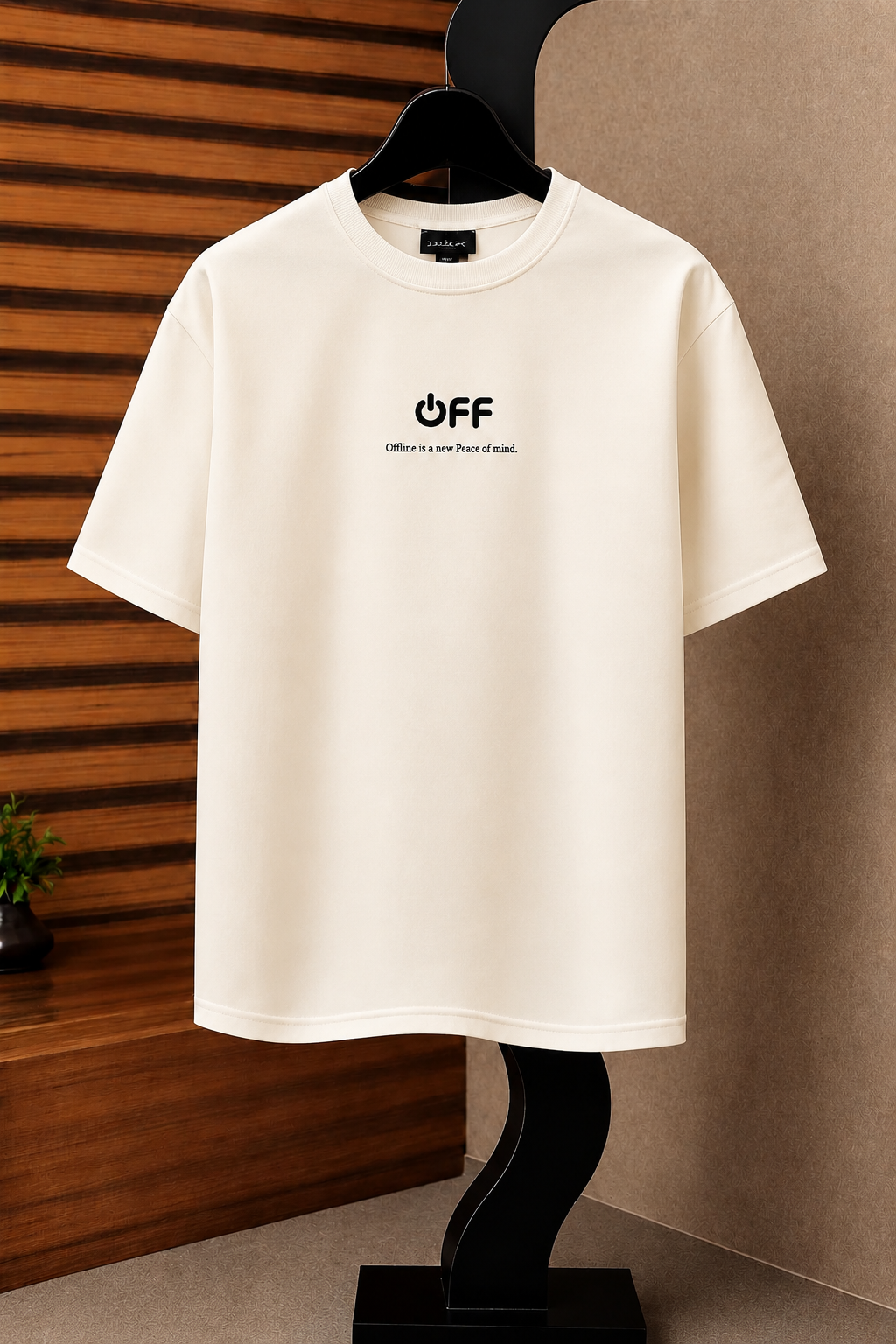 "OFF" Drop-Shoulder T-Shirt by Fine Fits