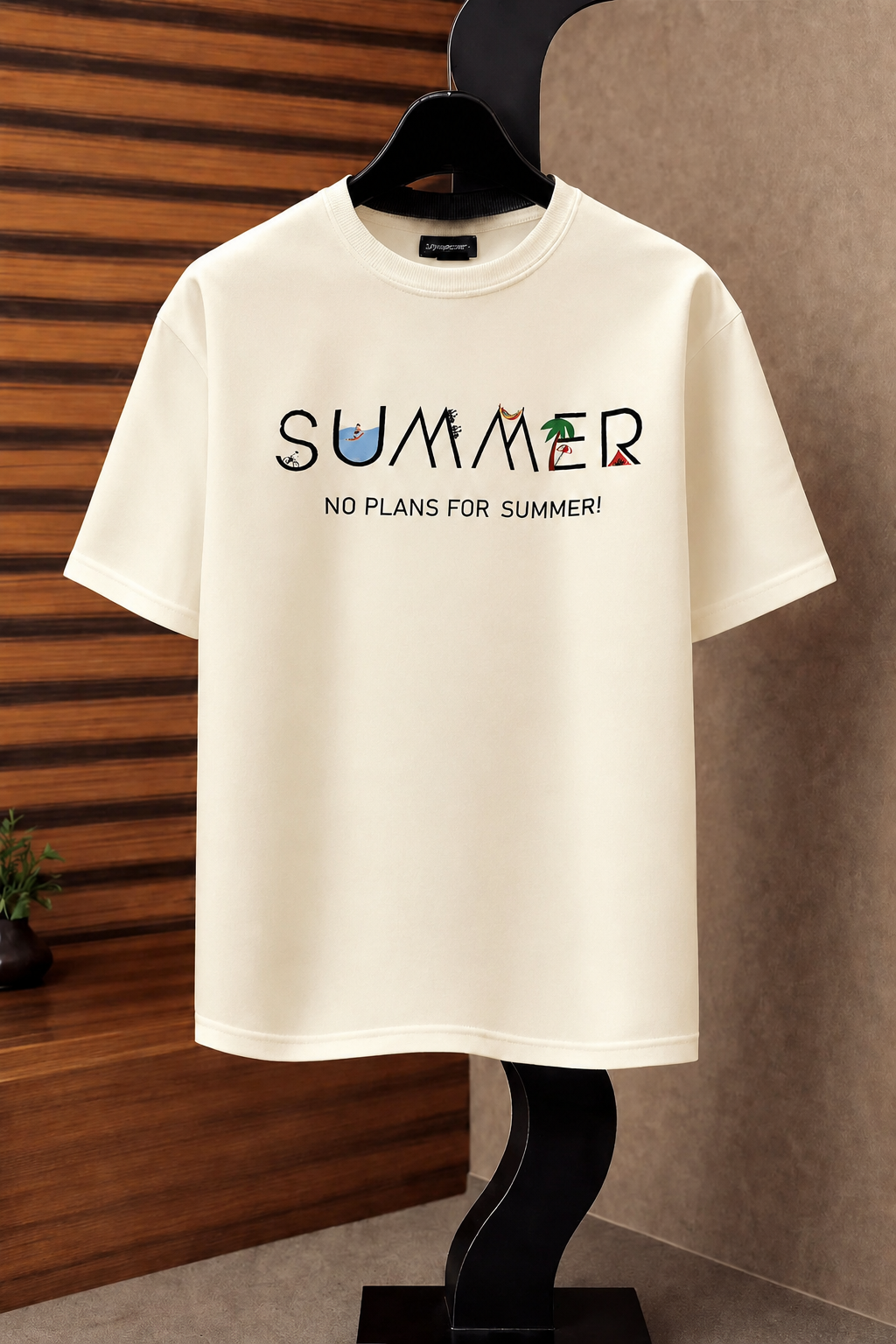 "SUMMER" Drop-Shoulder T-Shirt by Fine Fits