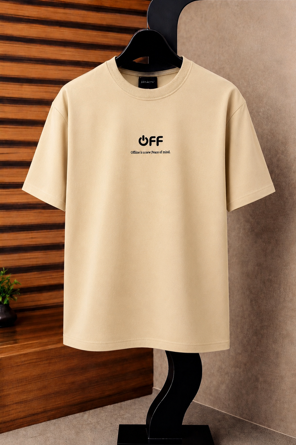 "OFF" Drop-Shoulder T-Shirt by Fine Fits