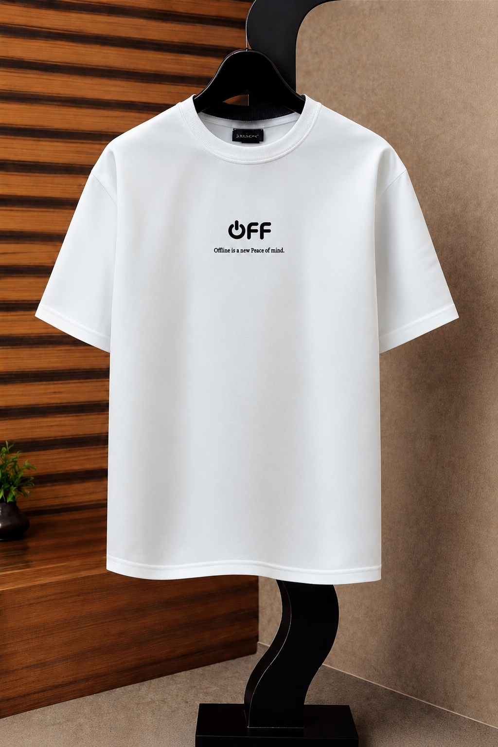 "OFF" Drop-Shoulder T-Shirt by Fine Fits