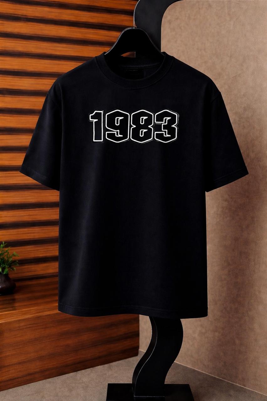 "1983" Drop-Shoulder T-Shirt by Fine Fits