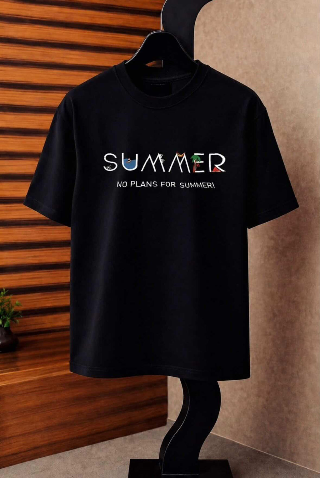 "SUMMER" Drop-Shoulder T-Shirt by Fine Fits