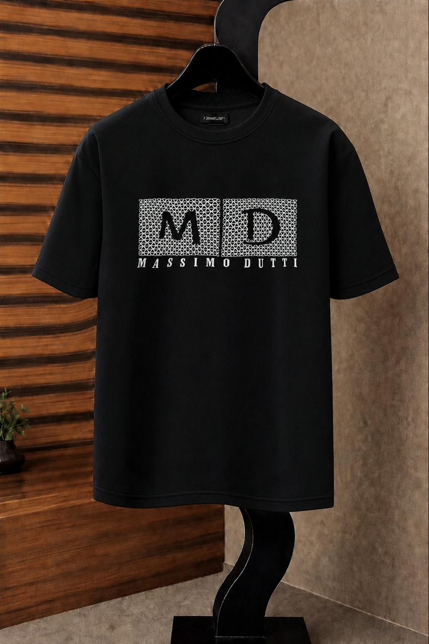 "MD" Drop-Shoulder T-Shirt by Fine Fits