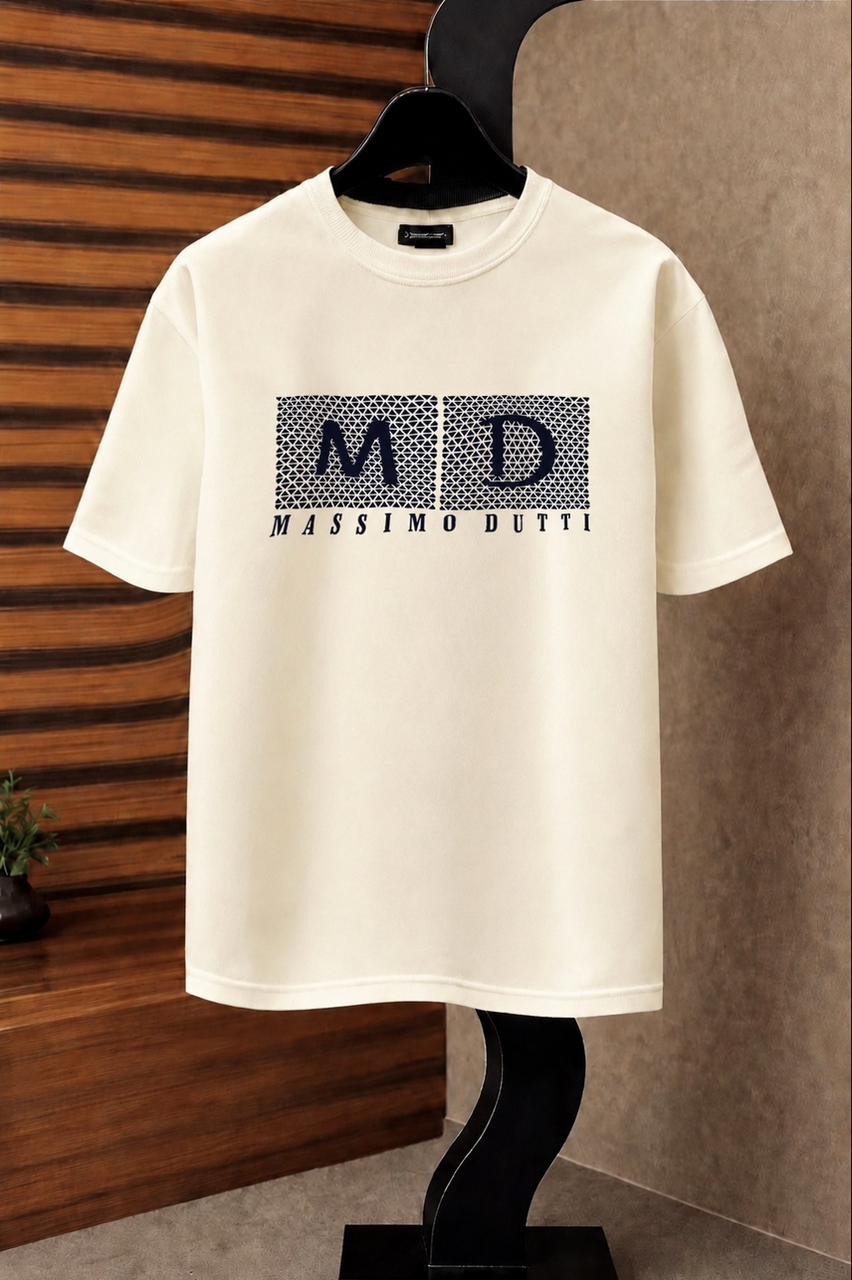 "MD" Drop-Shoulder T-Shirt by Fine Fits