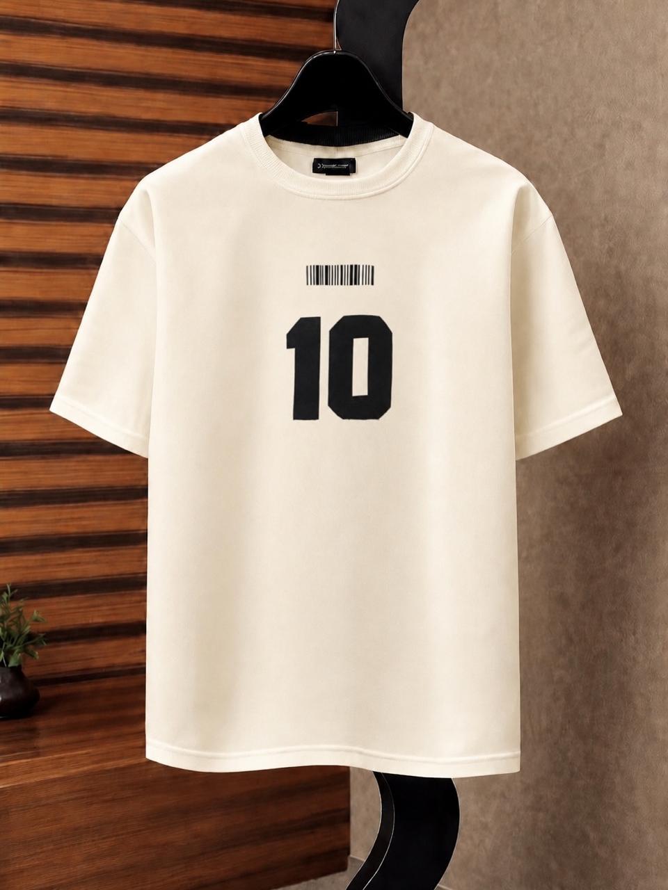 "10" Drop-Shoulder T-Shirt by Fine Fits