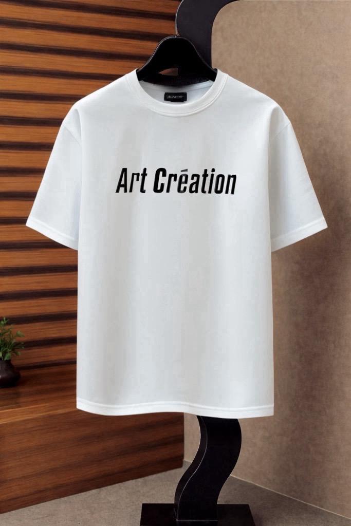 Art Creation Drop Shoulder T-shirt by Fine Fits