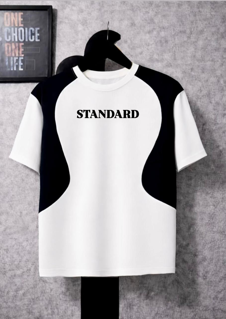 "STANDARD" Round Panel Oversized T-shirt