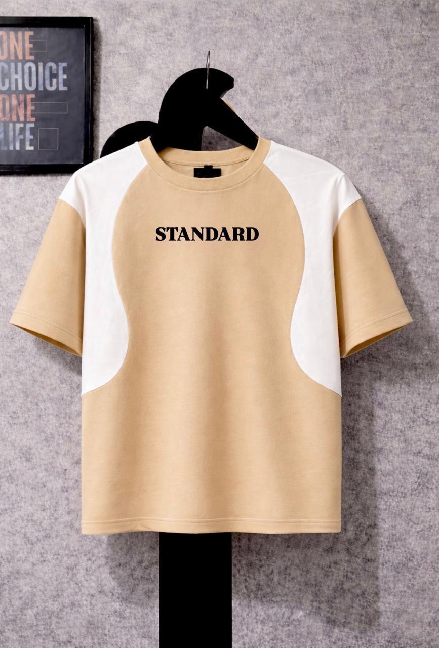 "STANDARD" Round Panel Oversized T-shirt
