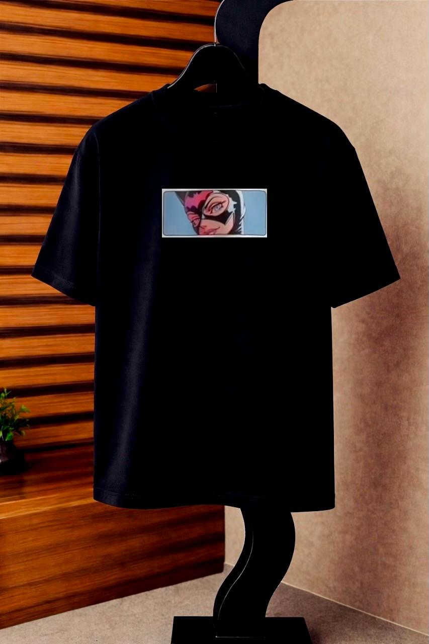 "Bat-girl" Drop-Shoulder T-Shirt by Fine Fits