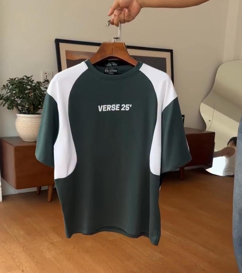 Double Shade Down shoulder T-shirt - MAF Collections